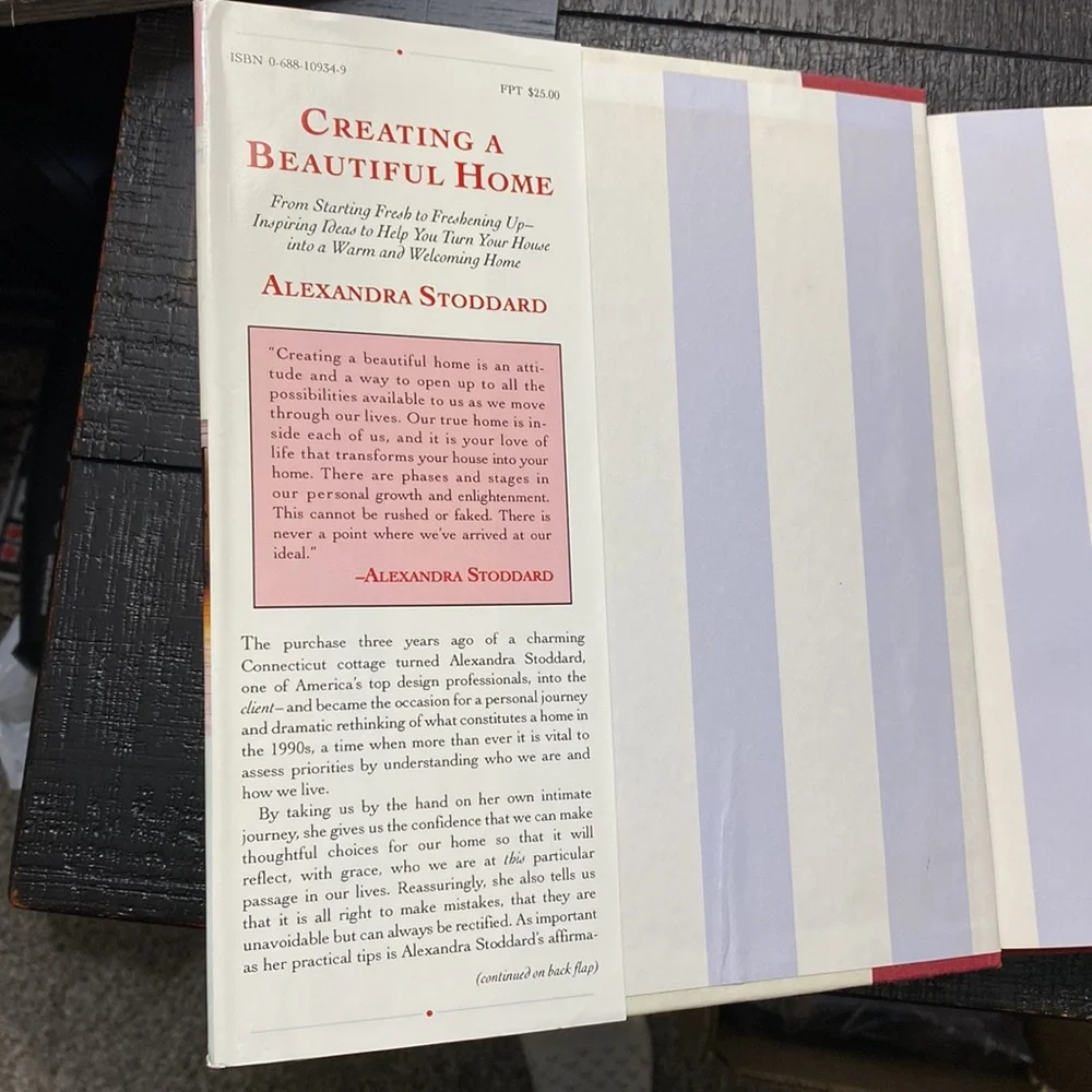 Vintage 1992 Alexandra Stoddard Creating a Beautiful Home Book! - Picture 3 of 10